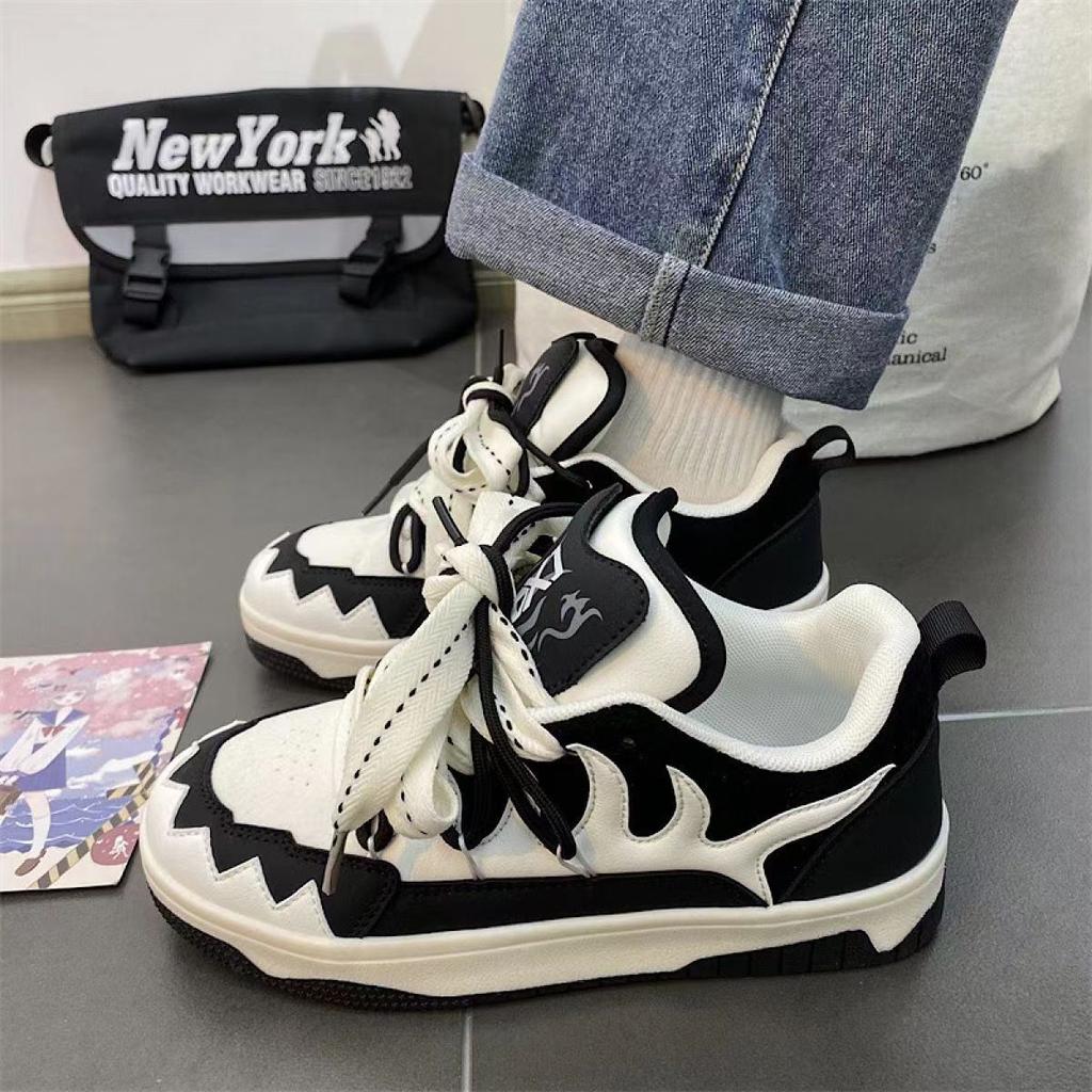 Трендовая повседневная обувь смешанных цветов Shark, мужская спортивная обувь для скейтборда, женские низкие кроссовки