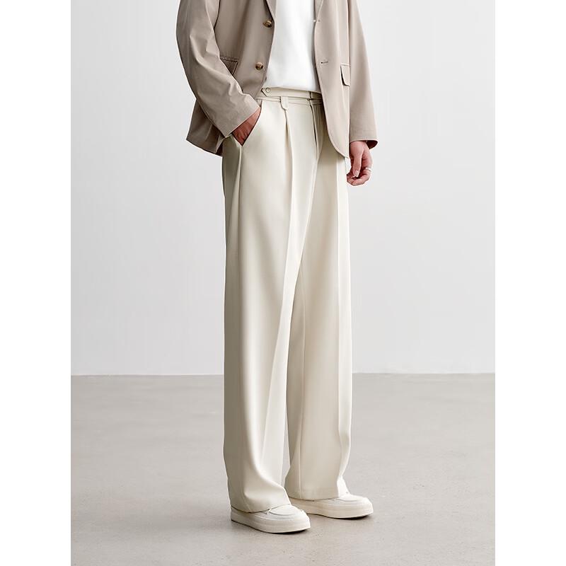 Мужские брюки HAUT TON с жаккардовым узором, прямые, в стиле business casual 5161