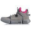 Li Ning Wudao Ace Shock Absorbing Non-Slip Lightweight Mid-Top Sports Casual Shoes Men Sneakers Gray AGBN069-6