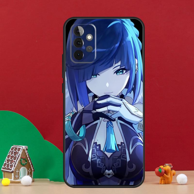 Чехол Genshin Impact Yelan для Samsung Galaxy A55 A52 A32 A12 A33 A06 A16 A26 A36 A56 A15 A53 A13 A34 A54 A14 A17