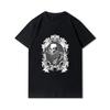 Plus Size 30 Patterns Cotton Harajuku Men T-Shirt Skull Print Tees Round Neck T Shirt Casual Tops
