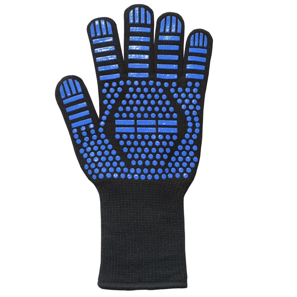 Heat-Resistant BBQ Gloves - Anti-Scald & Insulated for Oven, Grill, and Microwave Use