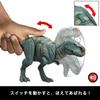 Mattel Jurassic World Action Roaring Majungasaurus Dinosaur Toy Length Ages Green HTK76 Figure (Major) - Kids' - Approx. 32.8cm - 4+ - -