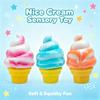 НОВИНКА Цветной Игровой Сквиш в Форме Мороженого Nee-Doh Nice Cream Cone Сенсорный Снятие Стресса Игрушка-Антистресс для Тревожности Концентрации Взрослых и Детей