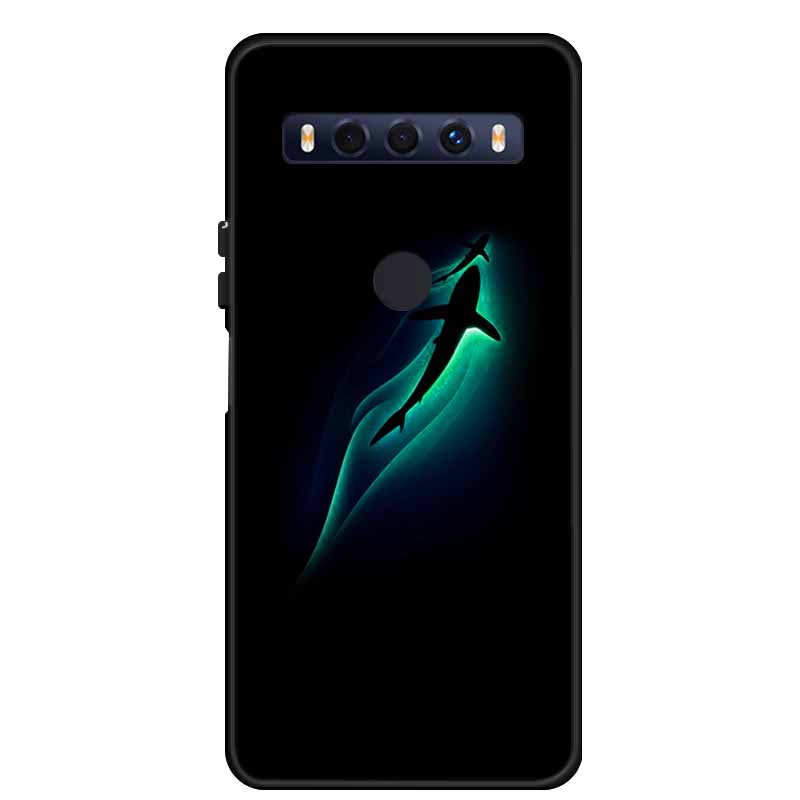 Для чехла TCL 10 SE 10SE Coque Черный ТПУ Силикон Мягкая задняя крышка Чехлы Для телефона TCL 10 SE 6.52" Funda Сумка Защитный чехол