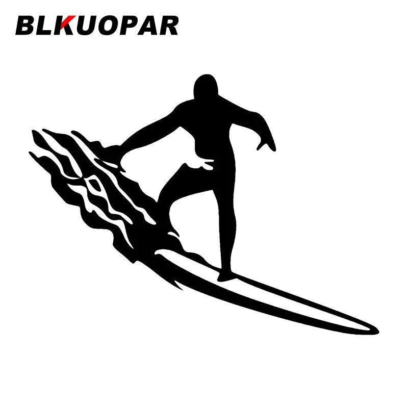 BLKUOPAR Спортивные Наклейки на Автомобиль для Серфинга Забавные Наклейки на Скейтборд Холодильник Зеркало Заднего Вида Автодом Устойчивые к Царапинам Виниловые Наклейки