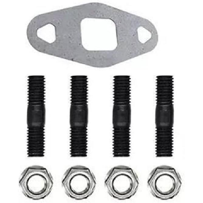 Turbo Mounting Studs Bolts Gasket Set 3818823 3818824 3919369 Compatible With 2003-2006 Dodge Cummins 5.9L