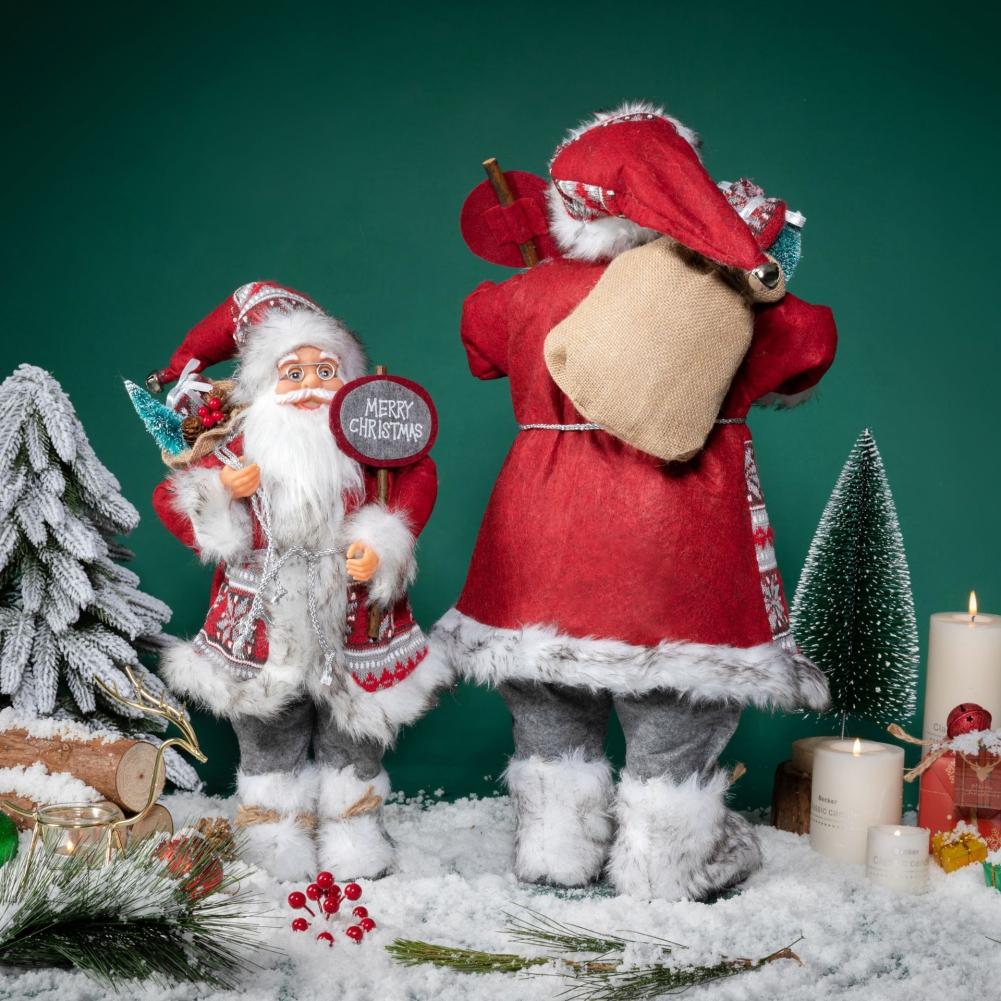 Big Santa Claus Doll for Christmas Tree Ornaments Merry Christmas Decorations For Home Xmas Navidad Gifts New Year