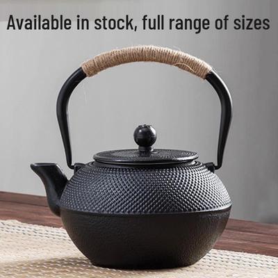 Маленький чугунный чайник-заварник для использования на плите