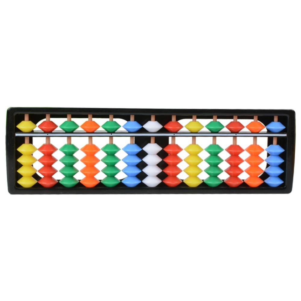 Многоцветные счеты для вычислений 13 разрядов Прочные счеты для счета Дошкольные