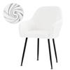Nordic Soft Velvet Dining Chair Cover Stretch High Armchair Covers Elastic Anti-Slip Chair Slipcover For Office El Wedding