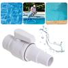 2-Way Pool Pump Valve Ball Valve 1.5 - 1.25in Pool Filter Stop Connector Maximum 50 PSI Pressure Rating for Above Ground Pool