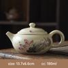 Изысканный керамический чайник, расписанный вручную, чайник Lotus Xishi, фильтр с отверстием в форме шара, красивое ситечко для заваривания чая, принадлежности для традиционной чайной церемонии
