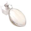 Натуральный лунный камень драгоценный камень 925 стерлинговое серебро ювелирный кулон 2,05" z1S18