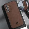S23FE A 05 Retro Magnetic Sheepskin Leather Case For Samsung Galaxy S23 FE S22 S21 Ultra S20 Plus A05s A05 Luxury Men Back Cover