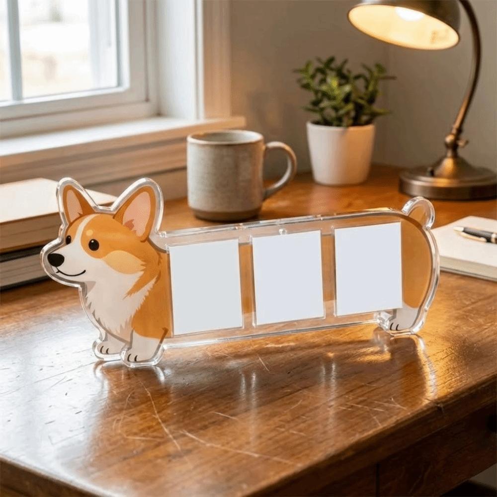 Cartoon Acrylic Photo Frame 3 Inches Photo Display Frame Modern Photo Collection Frame Gift Giving