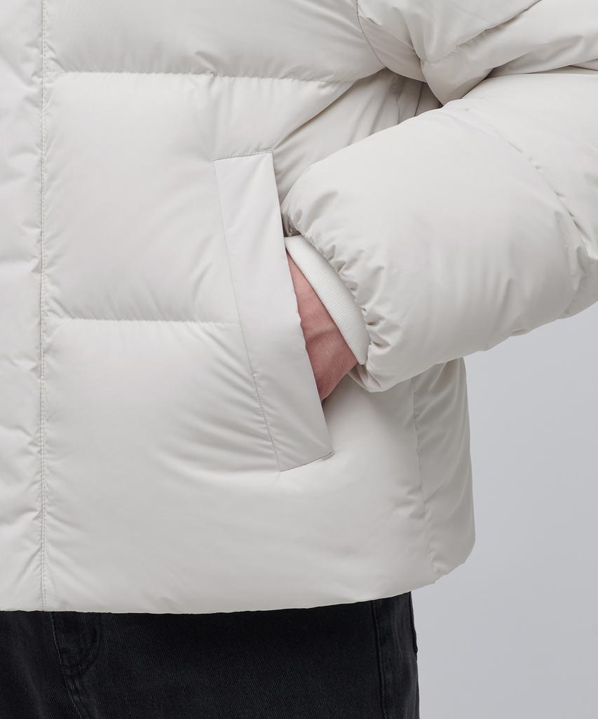 Musinsa Standard Goose Down Puffer Short Padded Jacket [Dusty Cream]