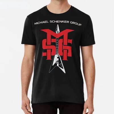 Мужская одежда Футболка Michael Schenker Group Michael Schenker Group Msg Рок Хэви Хард Метал Вооружены и готовы Rock Bottom Ufo Футболка
