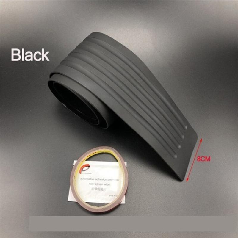Универсальная накладка на порог багажника автомобиля, защита заднего бампера, резиновая накладка, накладка, полоса для стайлинга автомобиля 90x8 см