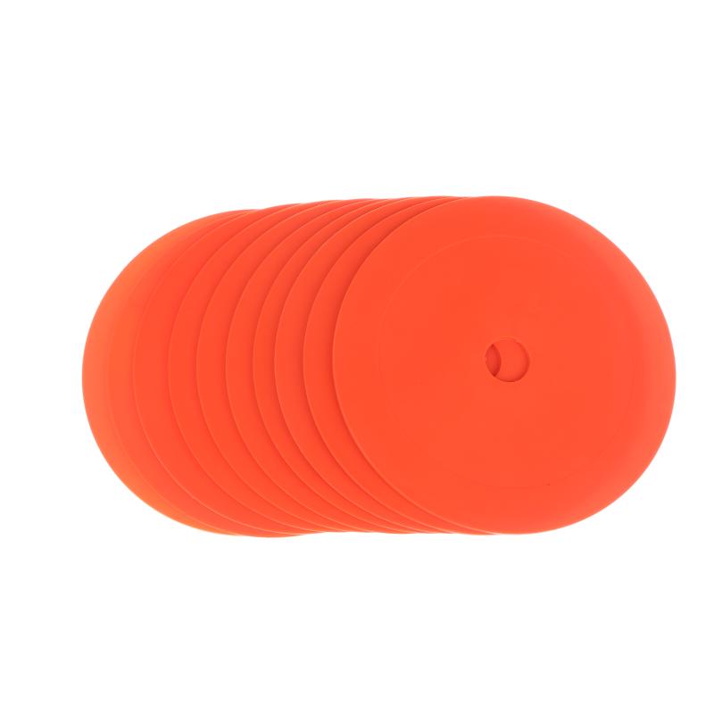 10 шт. Футбольные плоские конусы Маркерные диски с отверстиями Футбольные Баскетбольные Спортивные Помощники для тренировки скорости и ловкости Маркеры