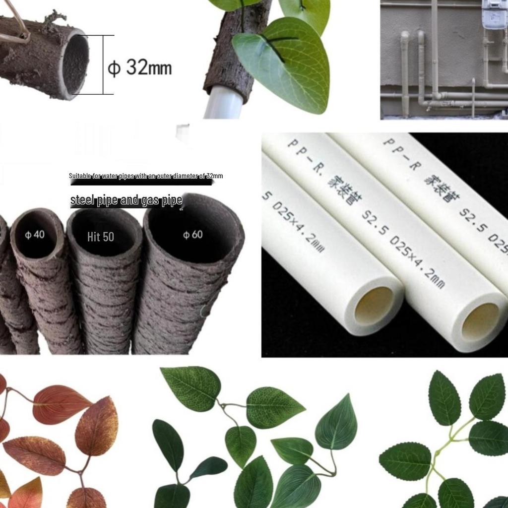 Декоративная Изолирующая Цветочная Лоза: Украсьте и защитите трубы кондиционера, газа и воды