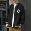 Мужская бейсбольная майка Ruffian Handsome, хлопковая куртка большого размера, американская мужская повседневная летная куртка