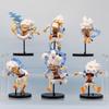 11 см 5 шт./компл. Q-версия Impish Luffy Funny One Piece Gear 4 Luffy аниме-фигурки ПВХ модель игрушки настольное украшение для автомобиля