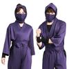 HOLOUN Костюм для косплея Ниндзя Рантаро, Фиолетовый, 5 класс, Академия Ниндзюцу, с капюшоном, Аниме-костюм, Рождество, Мероприятие, Хэллоуин, Размер M