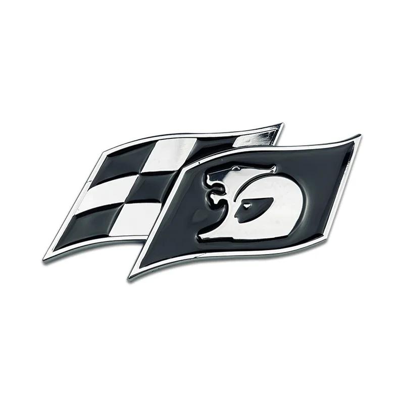 Car Front Grille Emblem Tail Box Metal Bagde Sticker