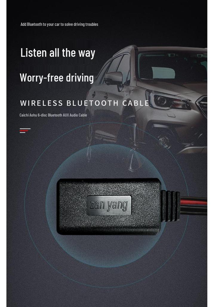 Bluetooth AUX Кабель для Subaru Outback/Legacy с 6-дисковым CD-плеером