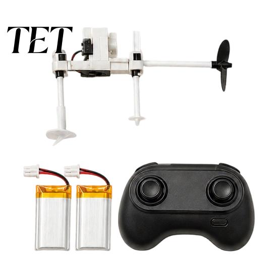 Beginner Friendly Boat Toy DIY Remote Control Paper Kit, 2.4GHz Wireless RC Assembly Kit Toy, Propeller Drive STEM Learning for Kids