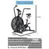 Xin Zhen Wind Resistance Exercise Bike CN plug (adapter included)