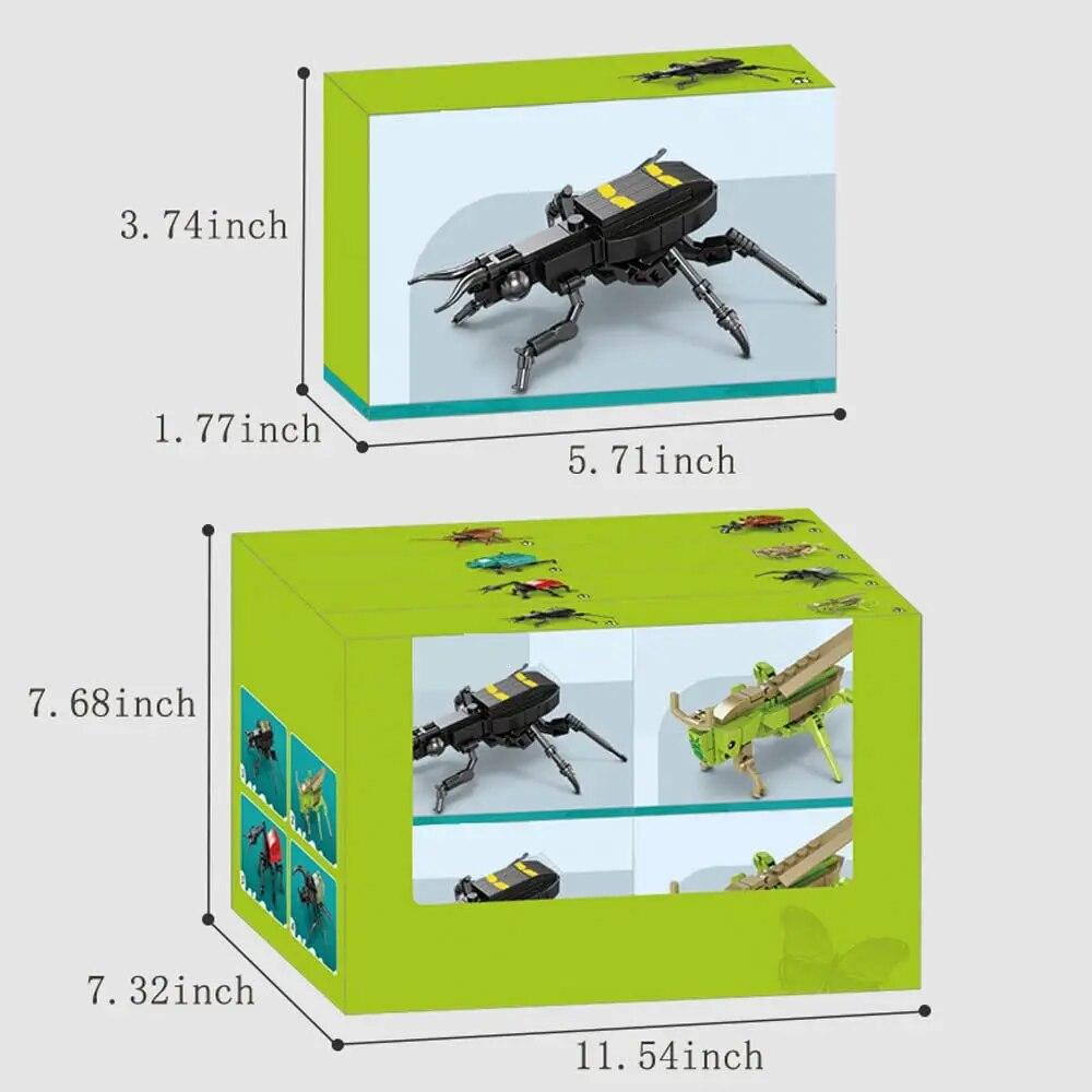 8PCS Insect Animal Building Blocks Toys Set STEM Building Blocks Party Favor for Kids Gifts for Children Christmas