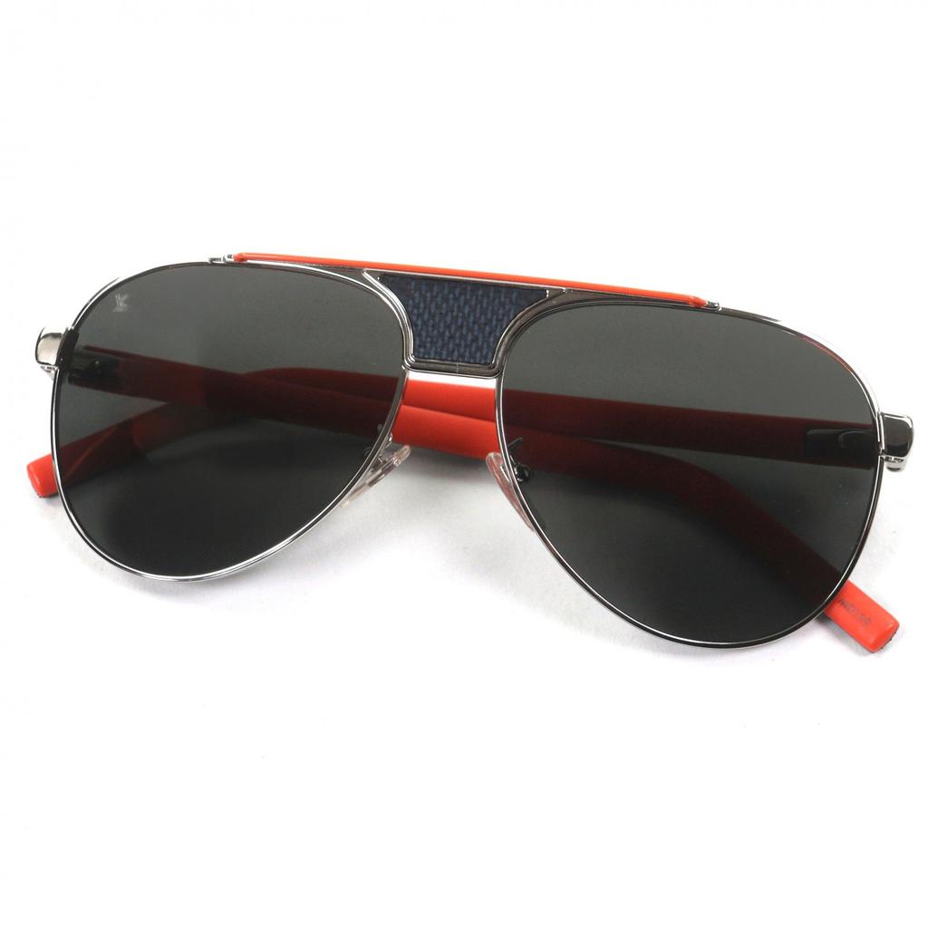 Great LOUIS VUITTON sunglasses Pacific Pilot Silver mens Used