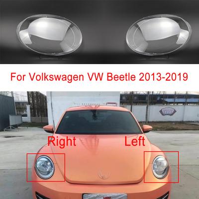 Для Volkswagen VW Beetle 2013-передняя фара автомобиля, стеклянная крышка, прозрачный абажур, корпус лампы, линза
