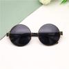 Круглые ретро-солнцезащитные очки мужские солнцезащитные очки Trendy Eyes Prince очки персонализированные солнцезащитные очки металлическая оправа круглая оправа черная
