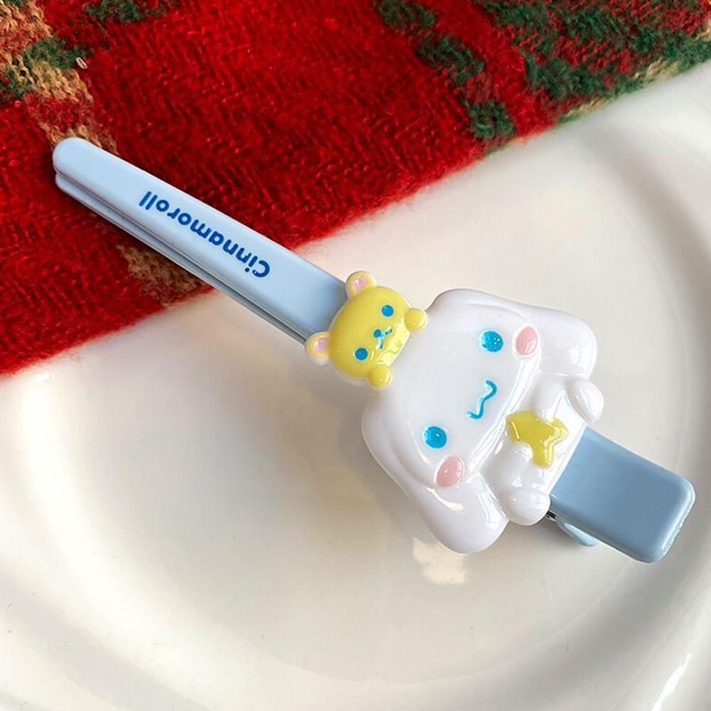 Заколка для волос Sanrio Hello Kitty Милая мультяшная розовая заколка Модные заколки для девочек Заколка на челку Женские аксессуары для волос Украшения Подарки