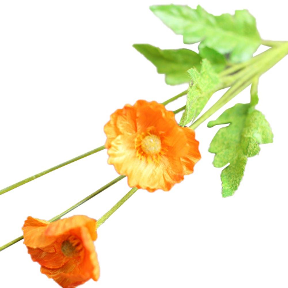 1 шт. Красивые искусственные цветы из шелка для сада, свадьбы, имитации цветов, букеты, искусственные цветы, мак, самосейка, домашний декор