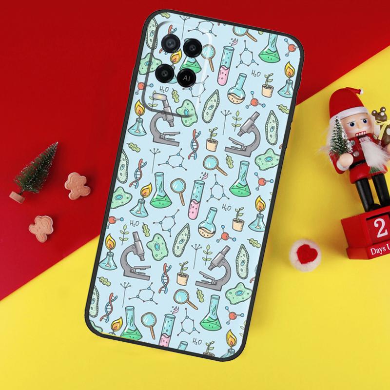 Винтажная Химическая Лаборатория Чехол для OPPO A74 A94 A17 A16 A15 A79 A58 A78 A98 A77 A5 A9 A96 A76 A52 A72 A57S A54S A53S