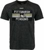 Футболка с коротким рукавом Pittsburgh Penguins Хизер Черный Имя в Огнях (большой)