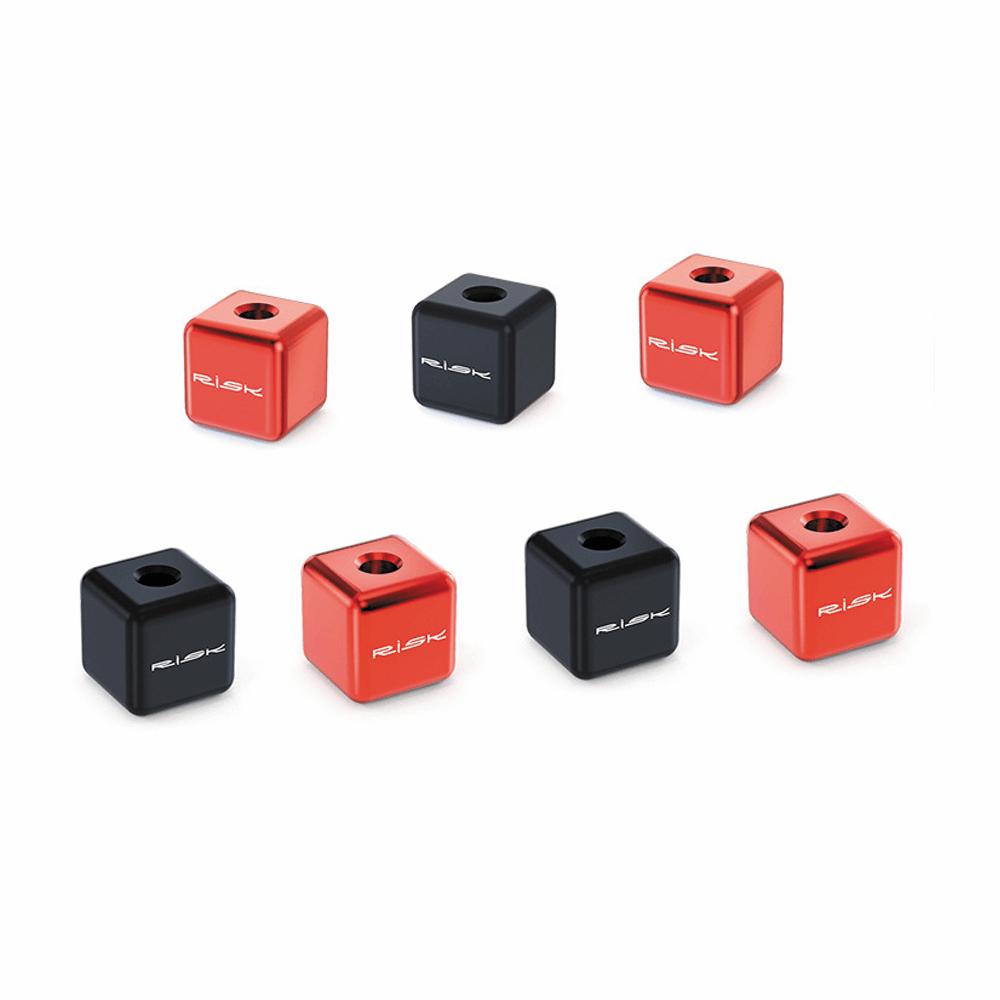 Aluminum Alloy Brake Cable Ends Cube Bicycle Cable Crimps Bike Cable Tip Set Bike Workshop