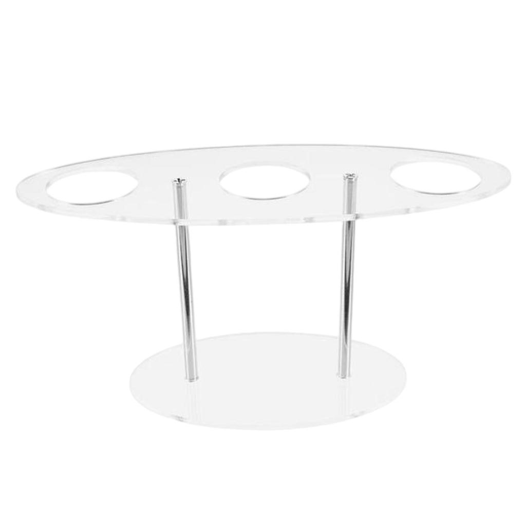 Acrylic Ice Cream Display Rack, Pastry Rack Waffle Cone Holder for Home Desktop Party Birthday Decor