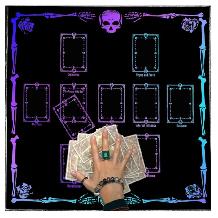 Скатерть для гадания Астрология Скатерть для Таро Гадания Скатерть для алтаря Аксессуары для настольной игры для гаданий