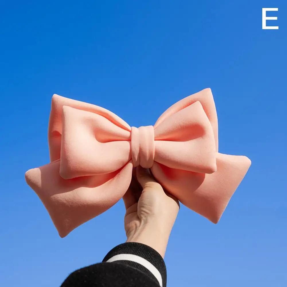 Электрический велосипедный шлем милый бант моделирование декор универсальные фитинги шлемы бант автомобиль бант хлопковые велосипедные аксессуары электрический H0A0