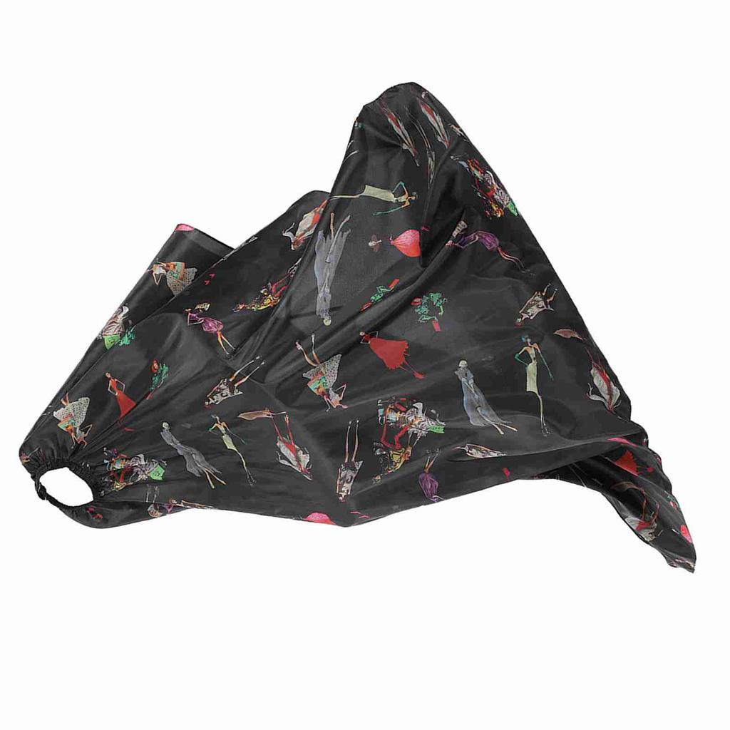 Черный с красными полосками, салонная стрижка, парикмахерская, накидка для стрижки волос для взрослых