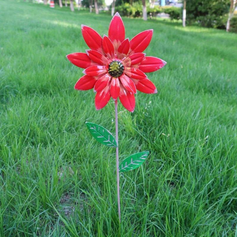 Садовый декор для улицы, Металлические цветы Декоративные садовые колышки для декора, Украшения для сада и двора для улицы, газона, крыльца, патио