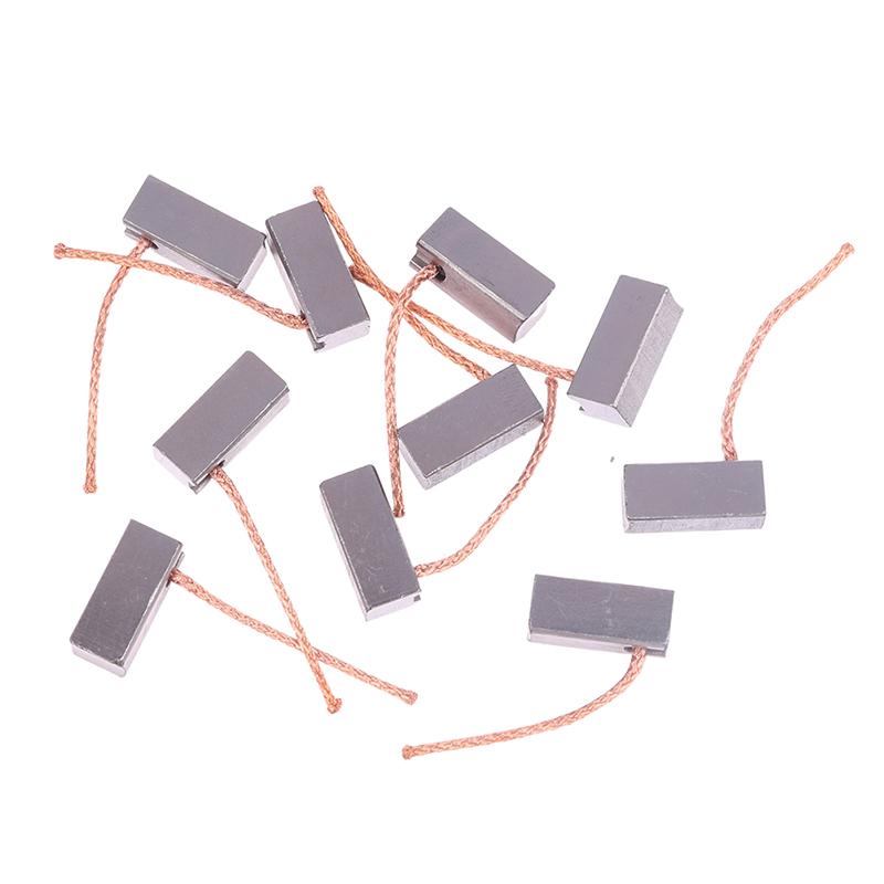 10Pcs Motor Carbon Brush For Automobile Heater Blower Fan Air-Blower Replacement Tools 8*9*20Mm