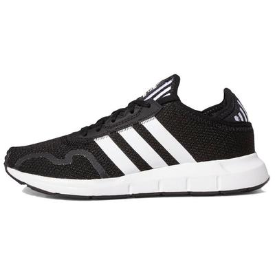 Оригинальные Кроссовки для бега adidas Swift Run X с амортизацией Низкие Детские Черно-белые FY2150