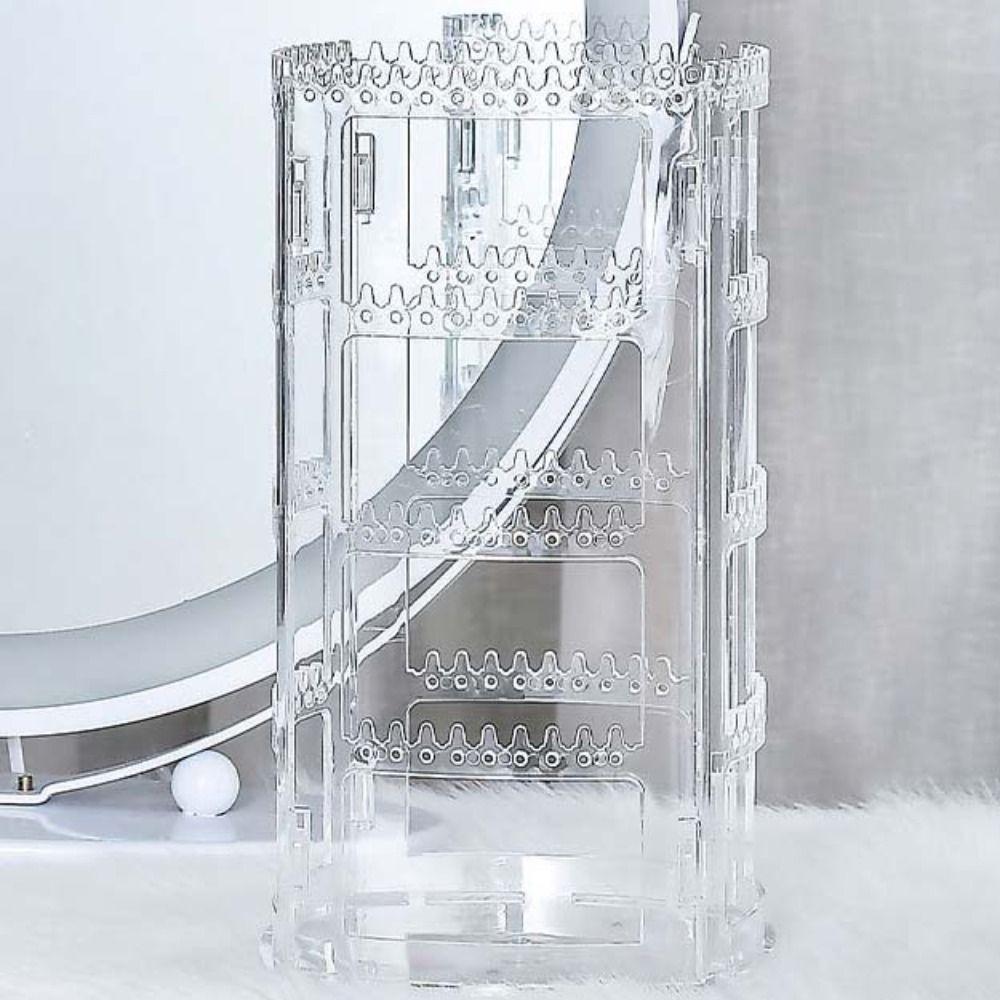 360 Degree Necklaces Rings Holder Rotating Jewelry Storage Box Earring Organizer