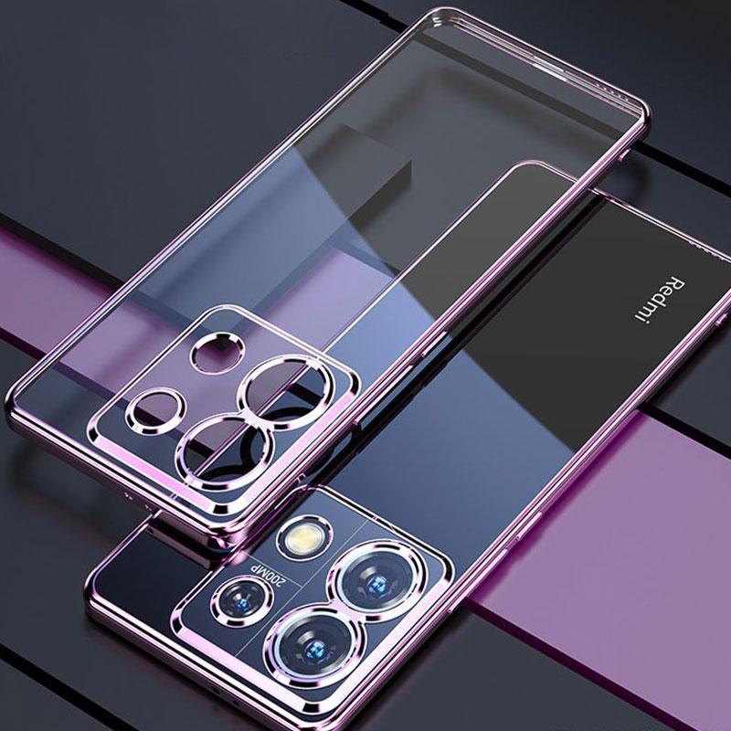 Чехол с прозрачным противоударным покрытием для телефона Xiaomi POCO X7 Pro 5G X6 X5 X4 GT M6 4G M5s M4 M3 F5 F4 F3 F2 C75 C65 Capa Soft